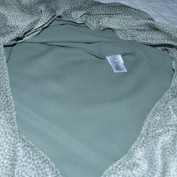 1. State Meadow Sweet High Low Flutter Summer Dress Moss Green Size M - Picture 8 of 9
